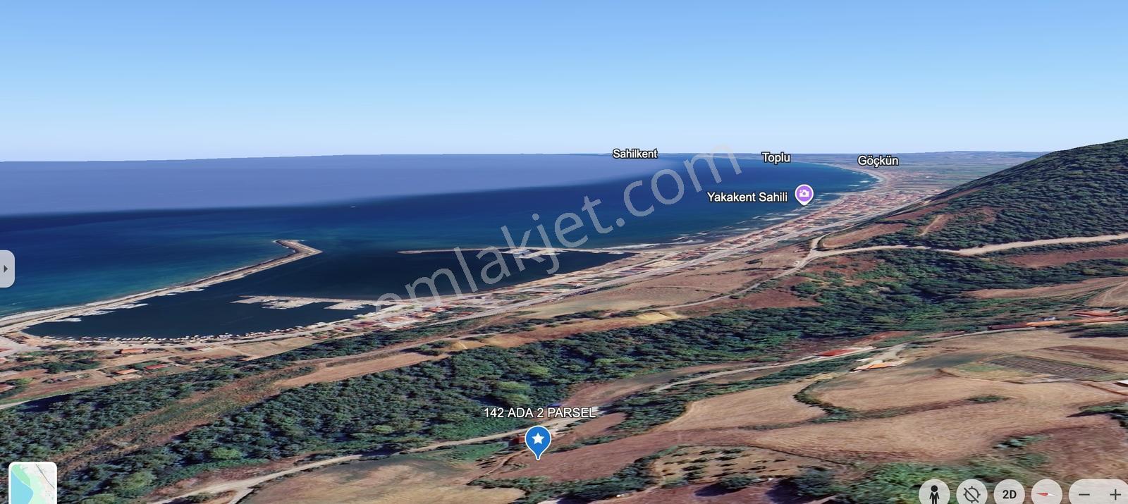 Hisar' Dan Yakakent Eşsiz Deniz Manzaralı Tarla