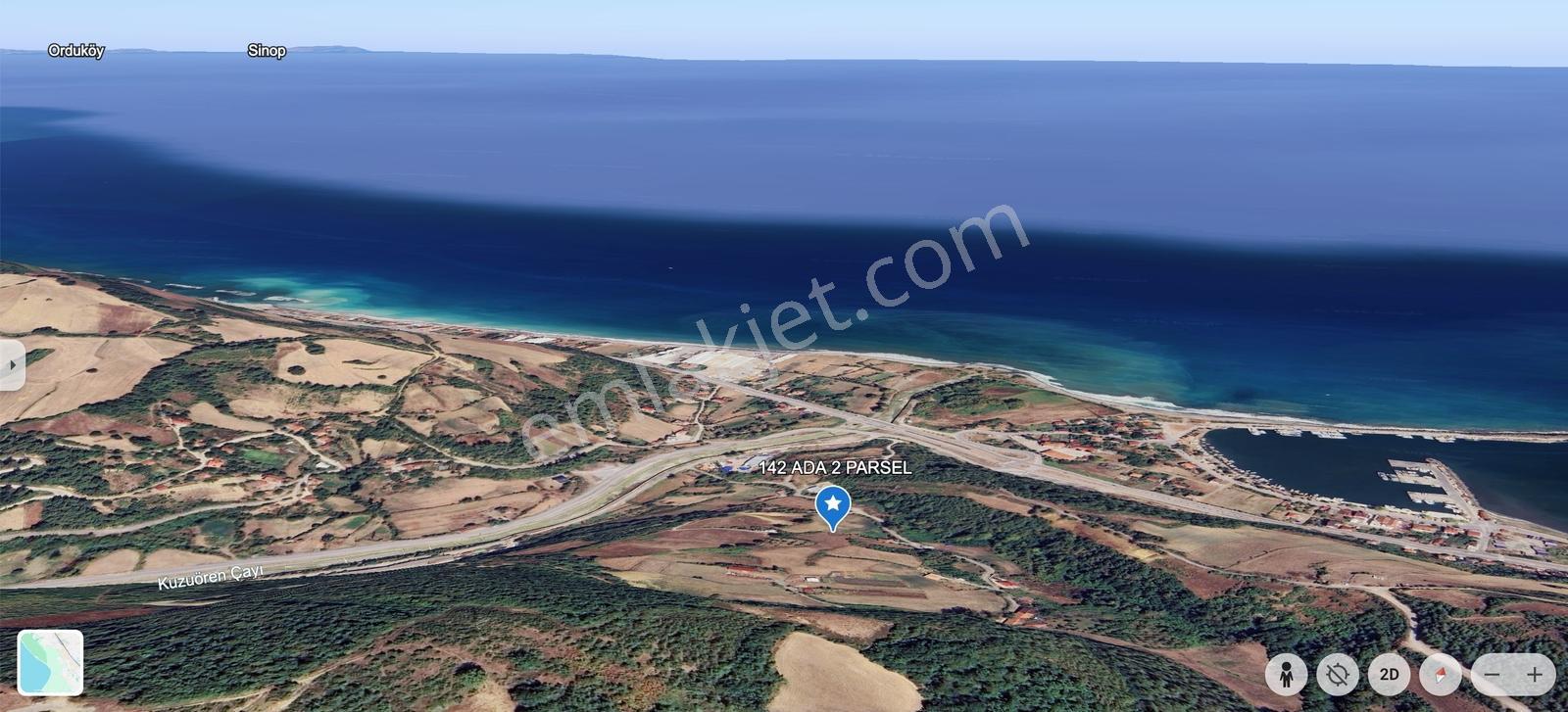 Hisar' Dan Yakakent Eşsiz Deniz Manzaralı Tarla — fotoğraf 3