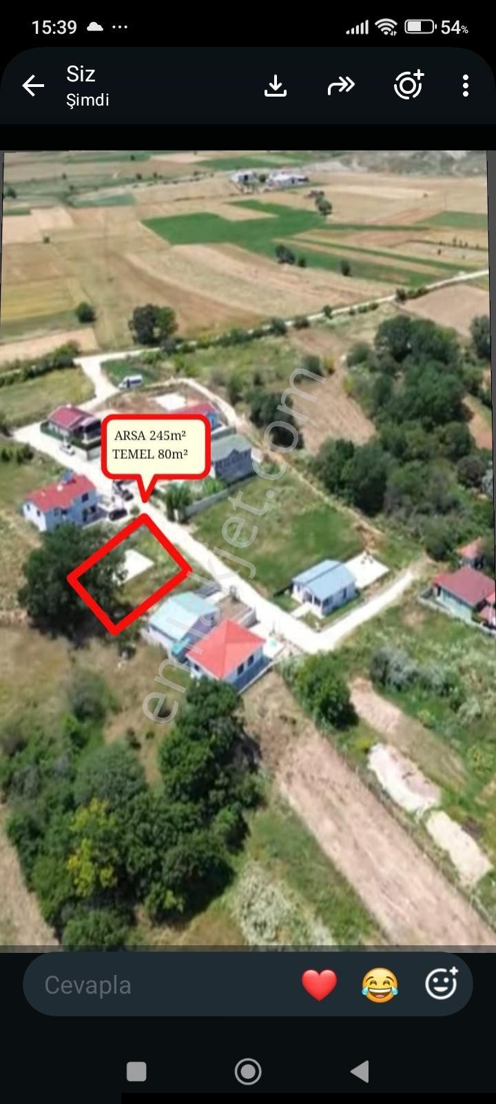 Kırklareli Tozaklı Üzerine Daire Temeli Atılmış Satılık Arsa — fotoğraf 3