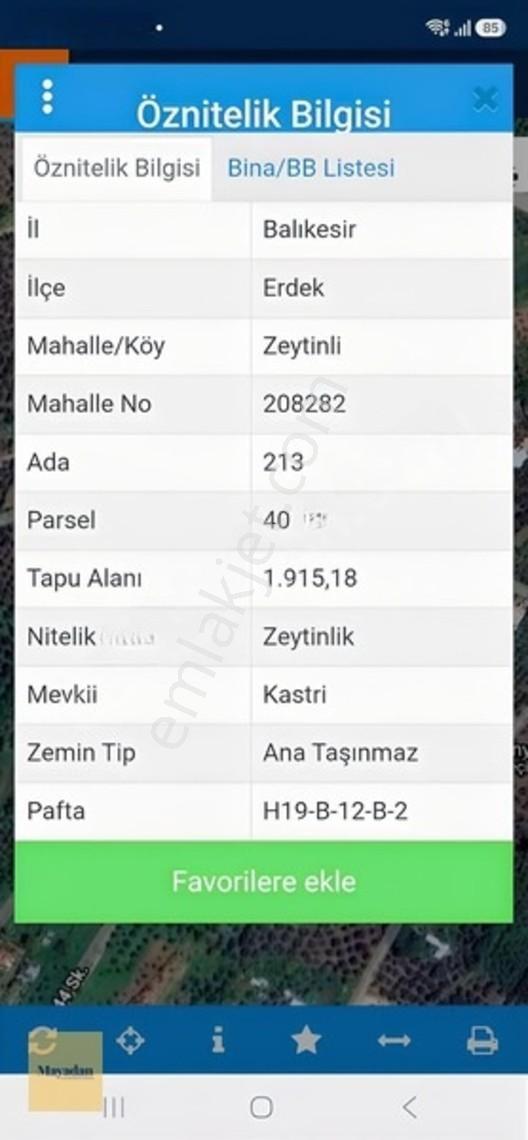Mayadan Gyo A.ş. Den Erdek Kastri ' Ded Satılık Zeytinlik — fotoğraf 8
