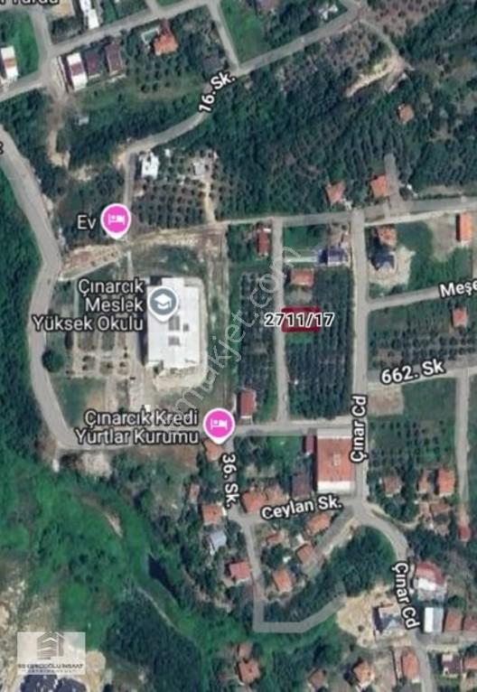 Çınarcık Myo Üstü Deniz Manzaralı, 310m² Yatırımlık Arsa — fotoğraf 2