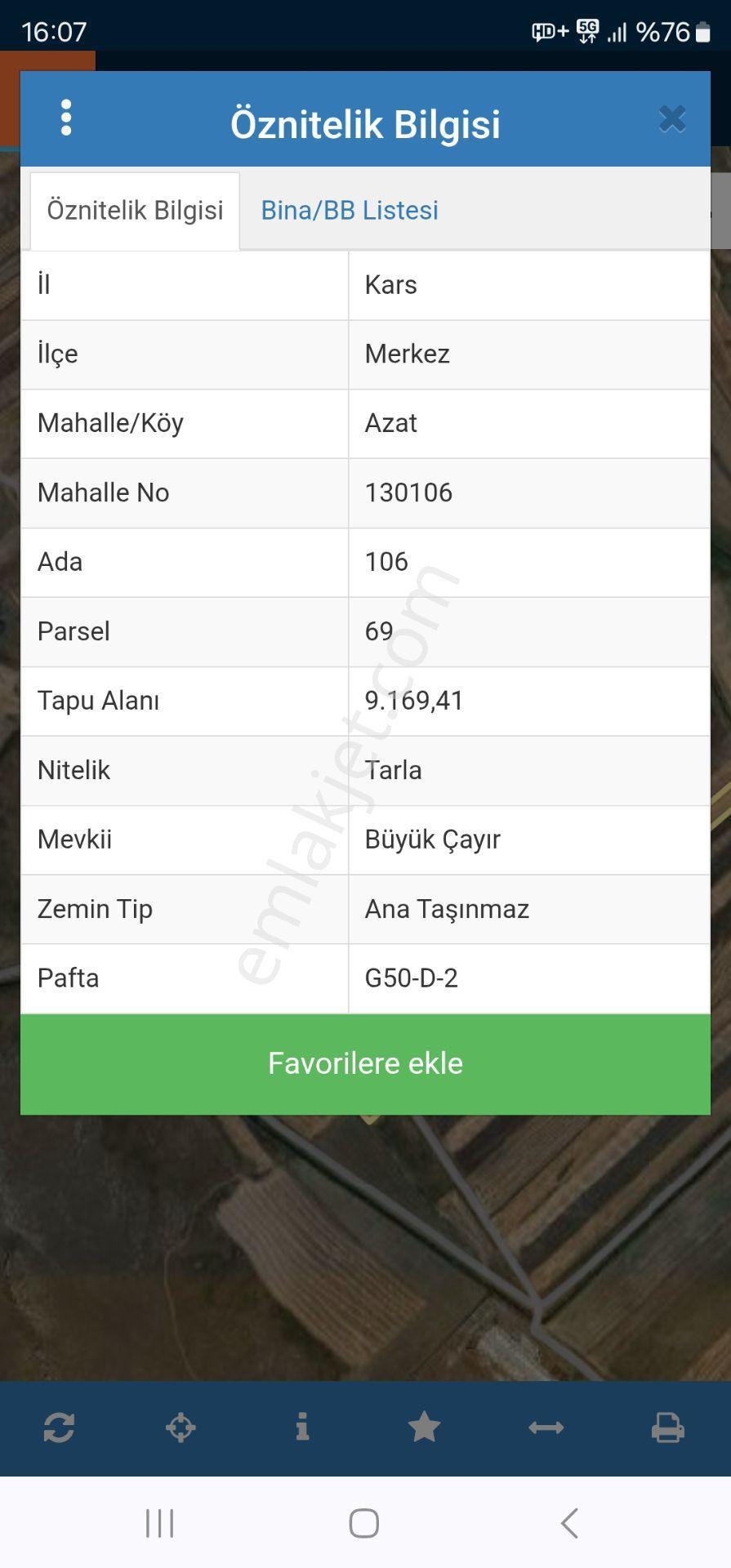 Satılık Tarla Karacaören Koyu Hava Alanı Bolgesinde