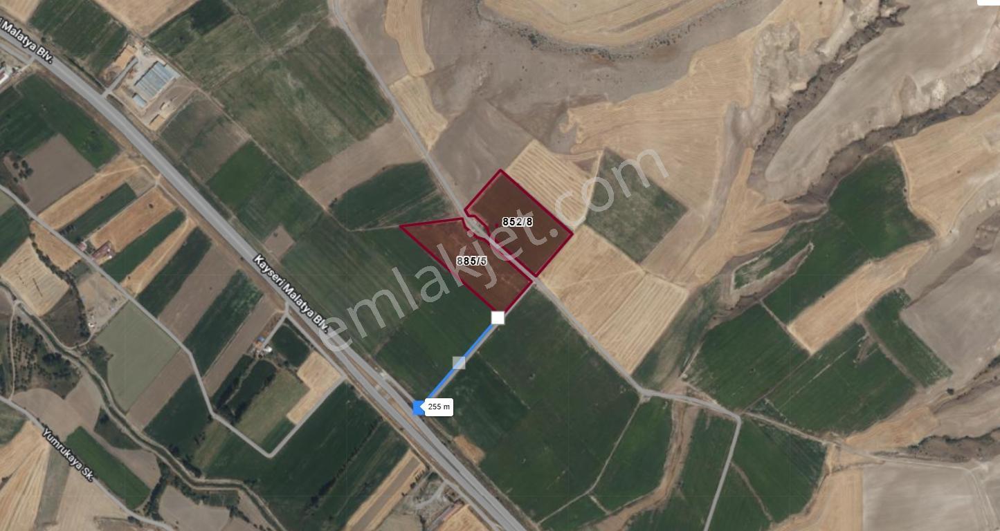 Bünyan Yavuzselim'De Tek Tapu 48.480 M2 Satılık Sulu Tarla