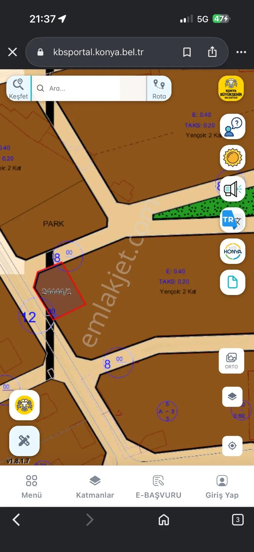 Dev Gayrimenkul’den Karaaslan Mh.erciyes Caddesi Cepheli 485,90 M² İmarlı Arsa — fotoğraf 5