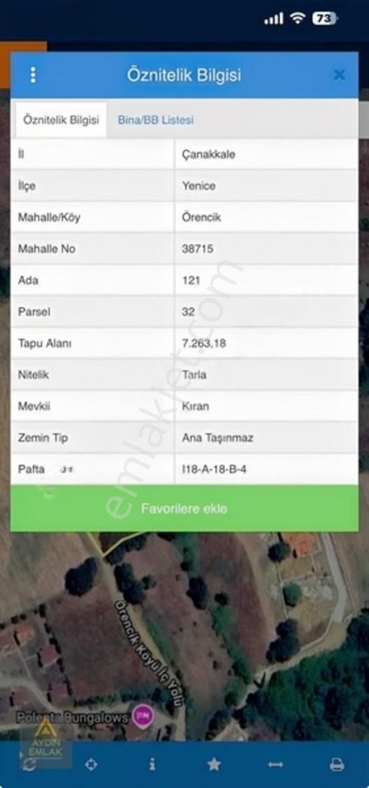 Çanakkale Yenice'nin En Prestijli Arsalı&arazi — fotoğraf 12