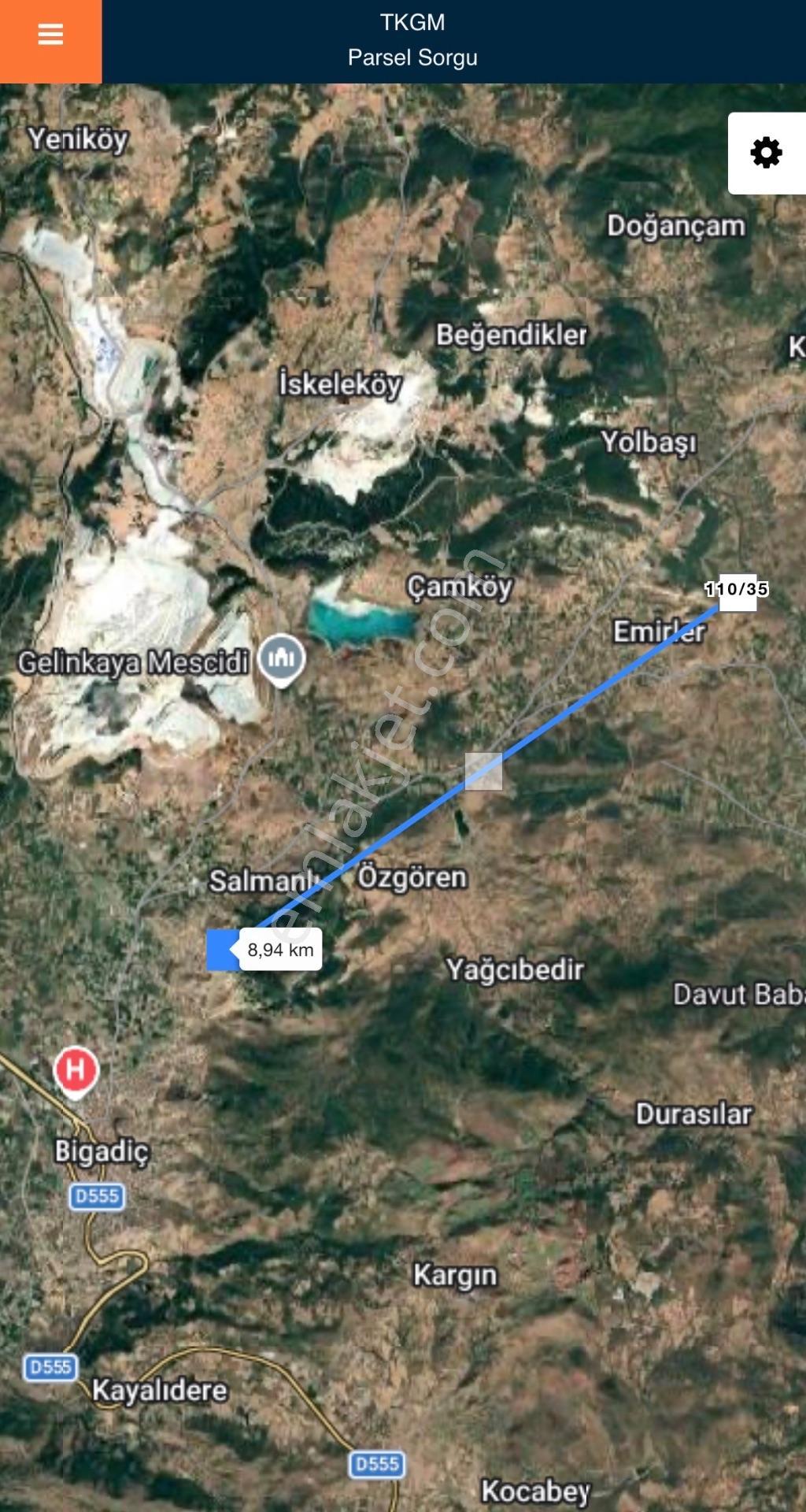 Balcity- Bigadiç Emirlerde 1.623 M2 Satılık Arazi — fotoğraf 4