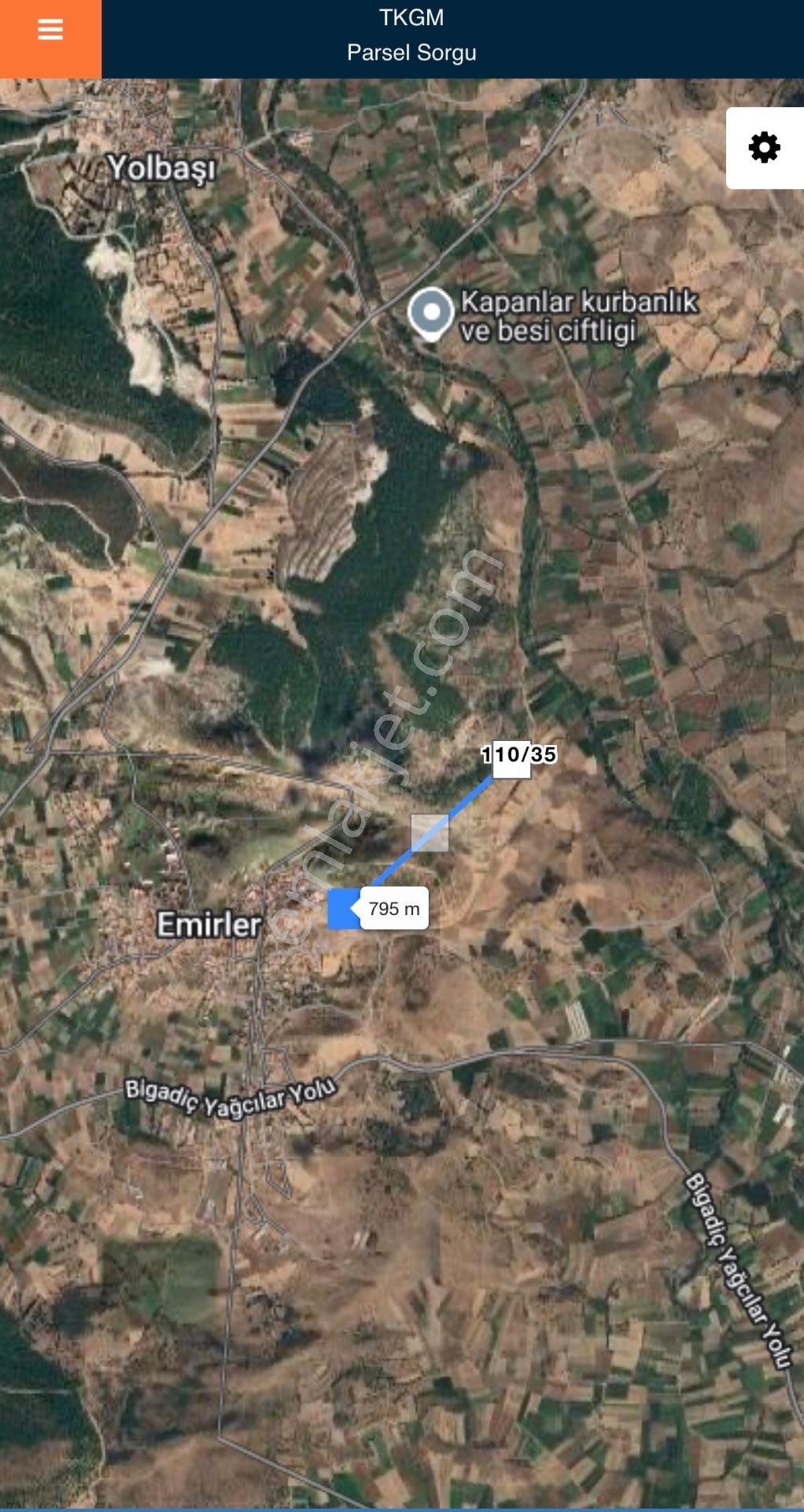 Balcity- Bigadiç Emirlerde 1.623 M2 Satılık Arazi — fotoğraf 7