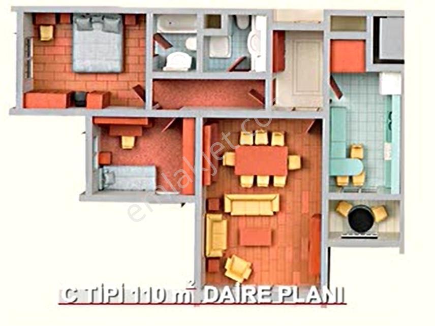 Atakent Avrupa Konutları 1 De 2+1 110 M2 Satılık Daire — fotoğraf 40