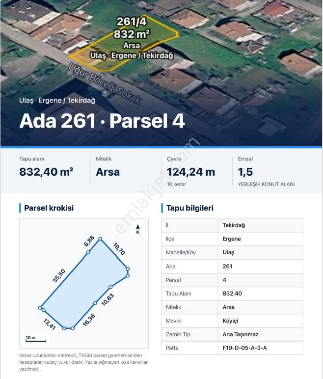 Ulaş'ın Merkezi Konumunda 6 Kat İmarlı Satılık Arsa — fotoğraf 2