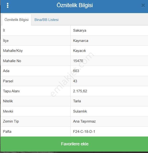 Kaynarca Kayacıkta 2175m2 Satılık Tarla — fotoğraf 8
