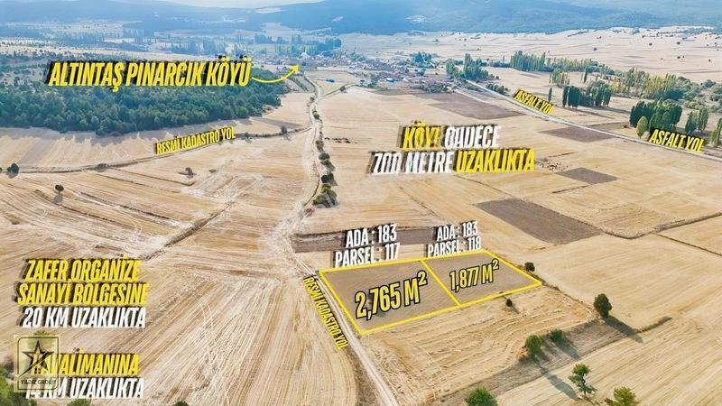 2 Tapu 4.642 M²|Havalimanı 14 Km|Zafer Osb 20 Km|Köye 700 M