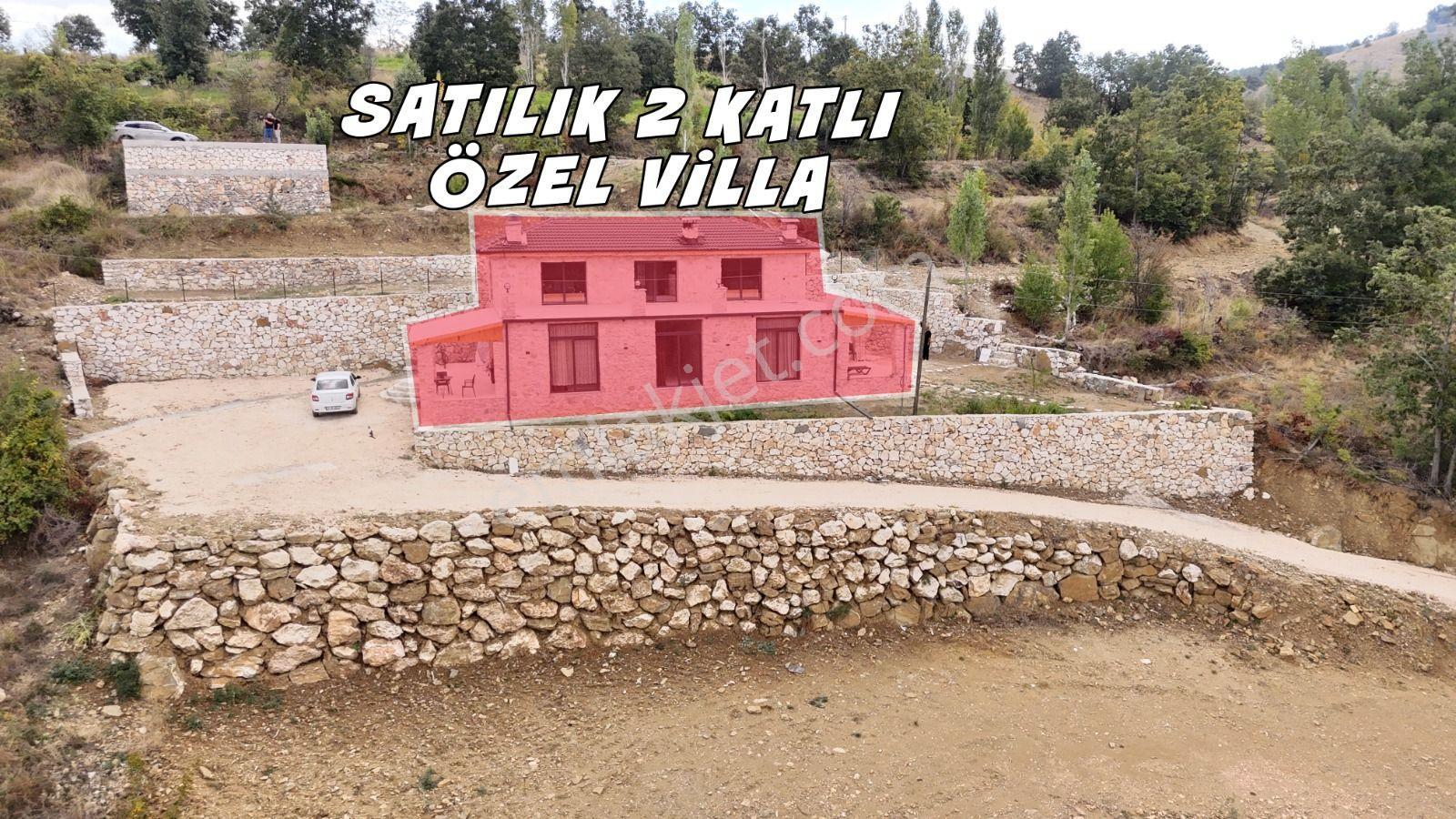 Burdur Ağlasun Yeşilbaşköy'de Full Traverten Taş Mimarili Villa — fotoğraf 9