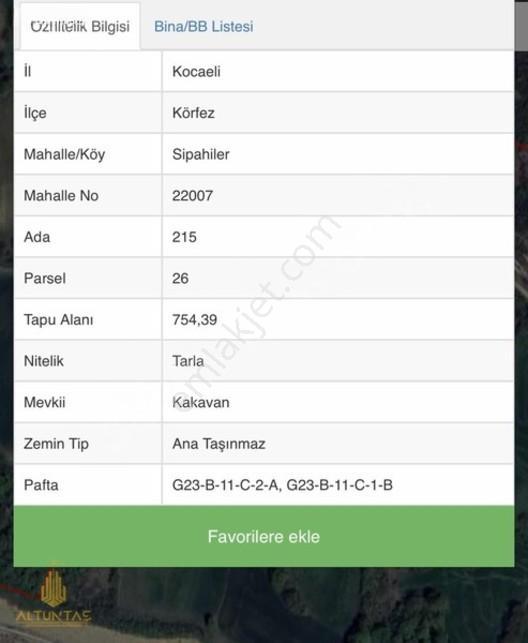 Körfez Sipahilerde Gölete Yakın 754 M² Satılık Tarla — fotoğraf 2