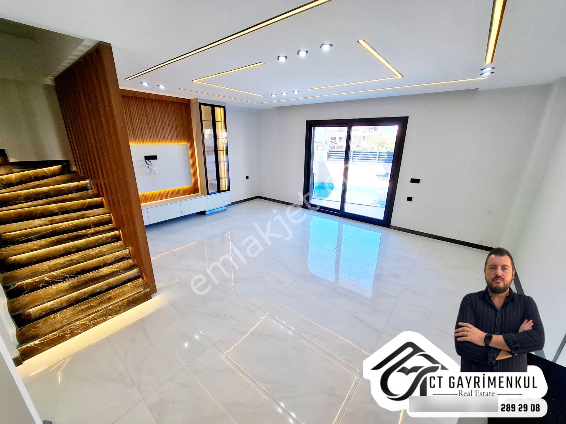 Didim'de Satılık 3+1 Müstakil Bahçeli Havuzlu Sıfır Ultra Lüks Deniz Manzaralı Özel Girişli Villa ! — fotoğraf 39