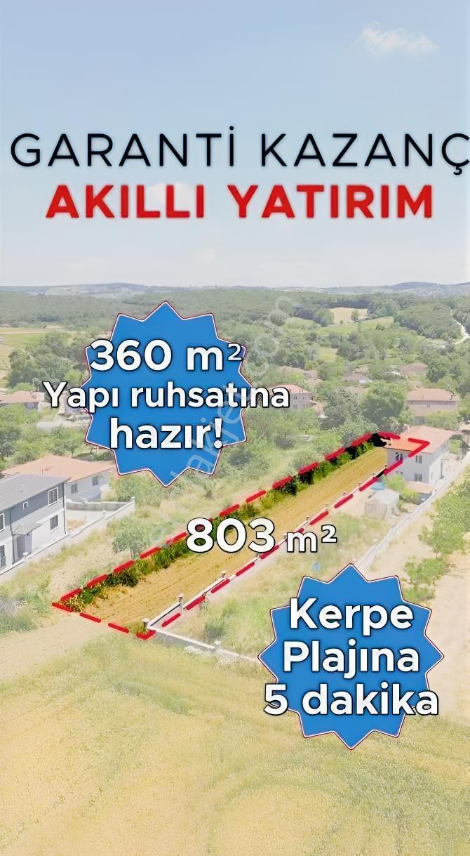 Kerpede %40 Köy İçi İmarlı 803 M² | 360 M² Yapı Ruhsatına Uygun — fotoğraf 5
