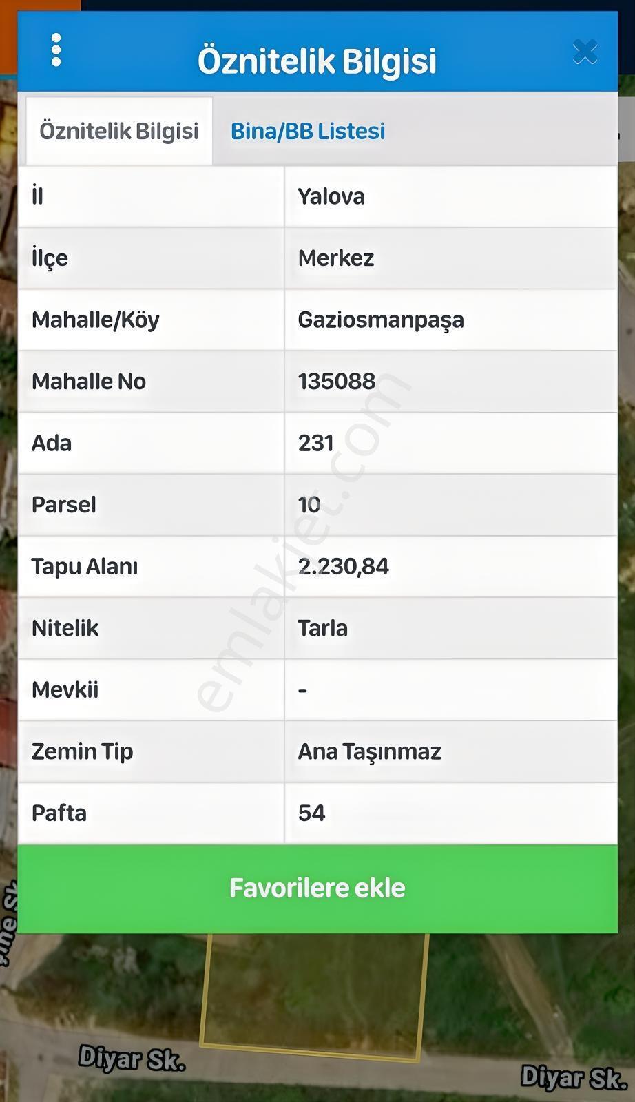 Turyap Yıldız'dan Satılık Mkp'de 1116 M² Arsa + 2230 M² Tarla — fotoğraf 5