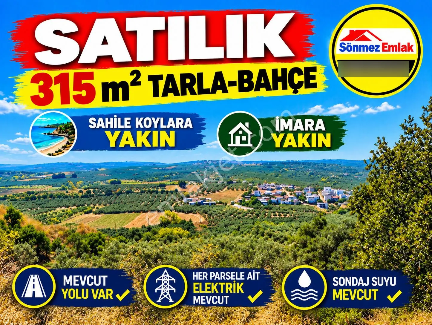Mudanya Esence'De Eşkel Göktepe Meviiinde 315 M² Deniz-Doğa Manzaralı Satılık Ta...
