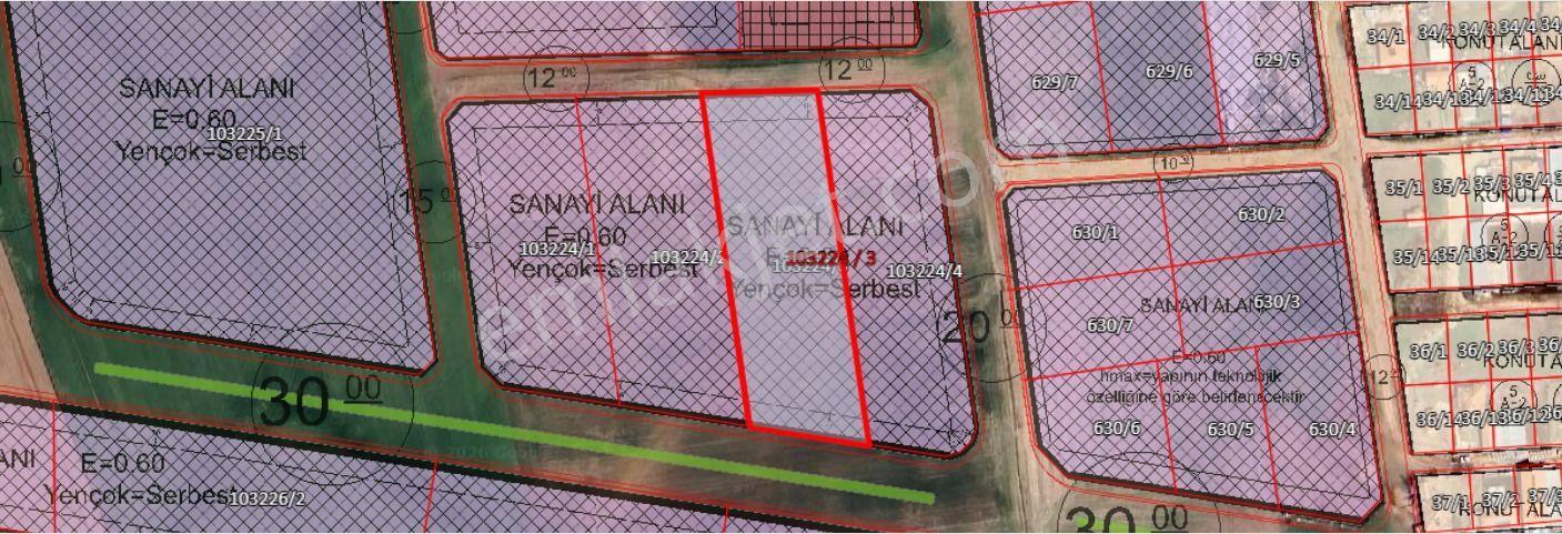 Temelli Cumhuriyet Mahallesinde Sanayi İmarlı 4bin M2 Arsa — fotoğraf 12