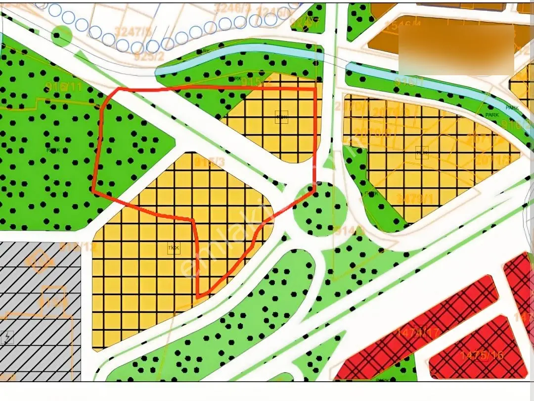 Manisa Kuşlubahçede 15 Kat 2,50 Emsal Ticari İmarlı Arsa Payı