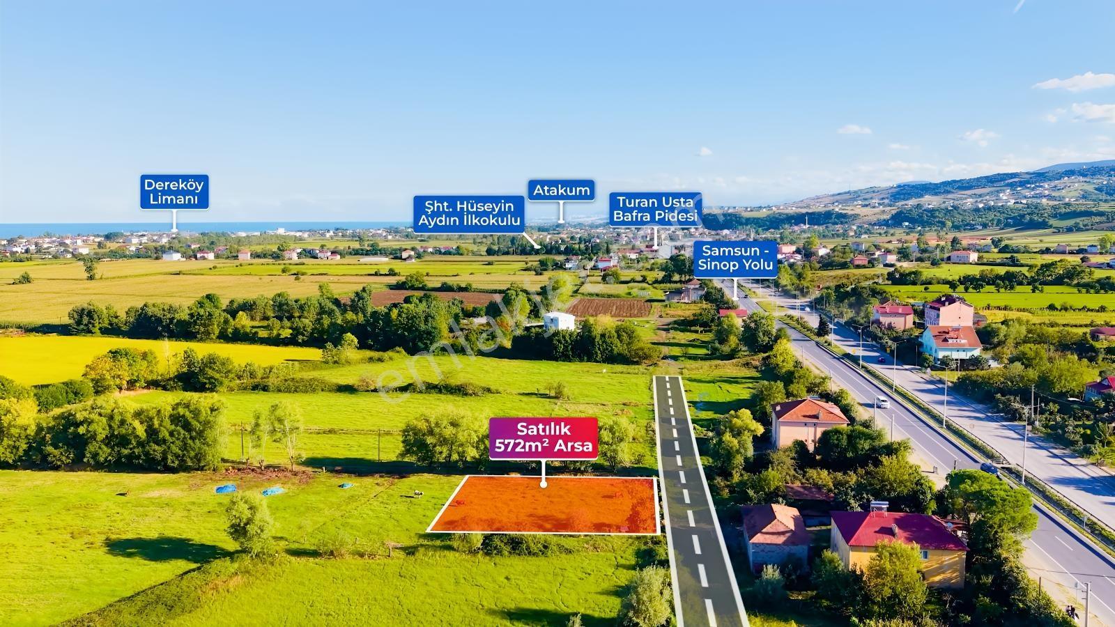 Hüseyin Boylu'dan Dereköy'de 2 Kat İmarlı 572 M² Köşe Arsa — fotoğraf 5