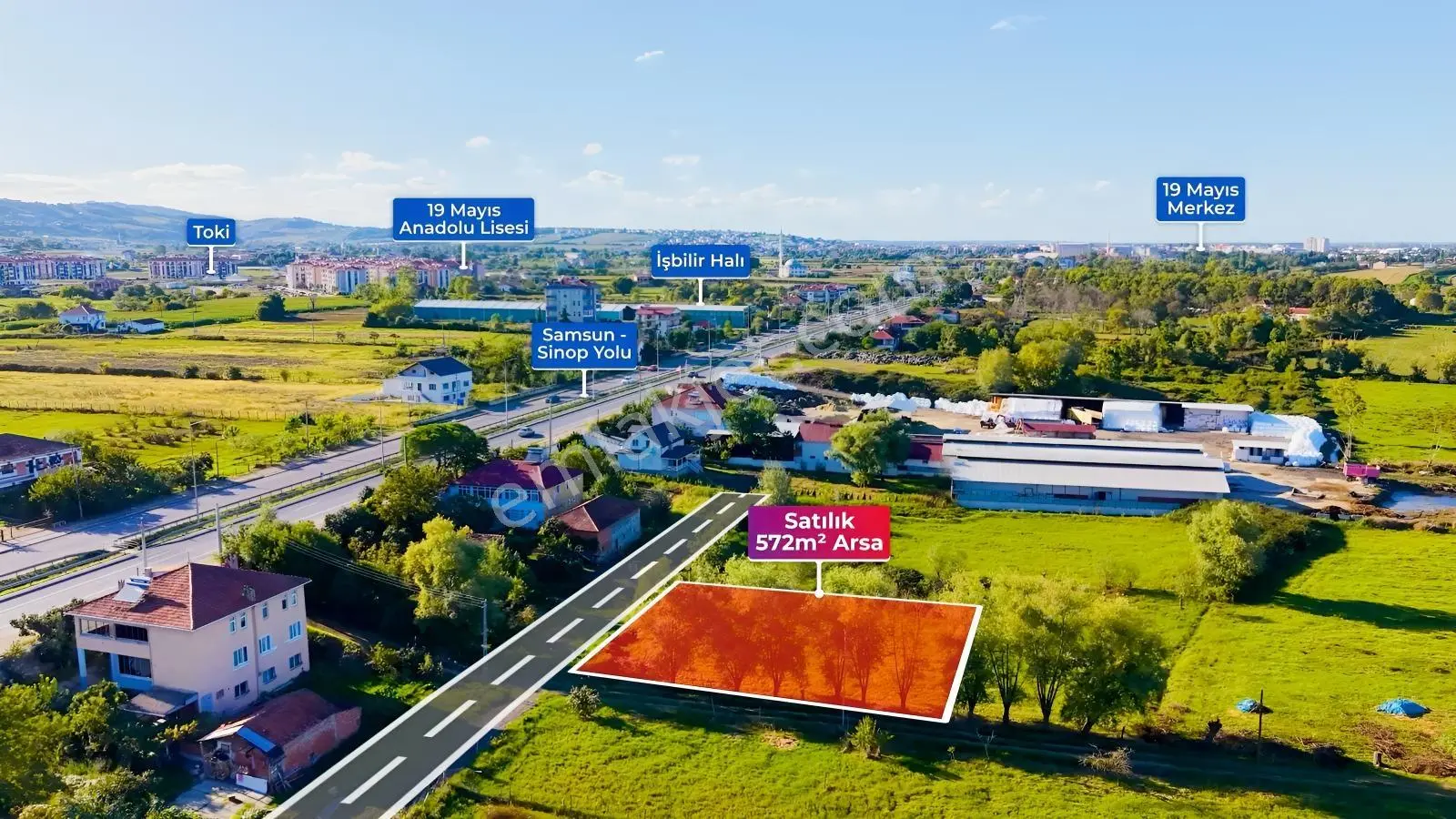 Hüseyin Boylu'dan Dereköy'de 2 Kat İmarlı 572 M² Köşe Arsa — fotoğraf 12