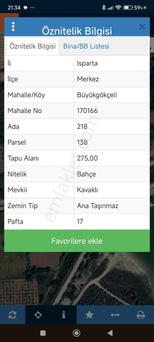 Isparta/büyükgökçeli'de Satılık Hobi Bahçesi — fotoğraf 2
