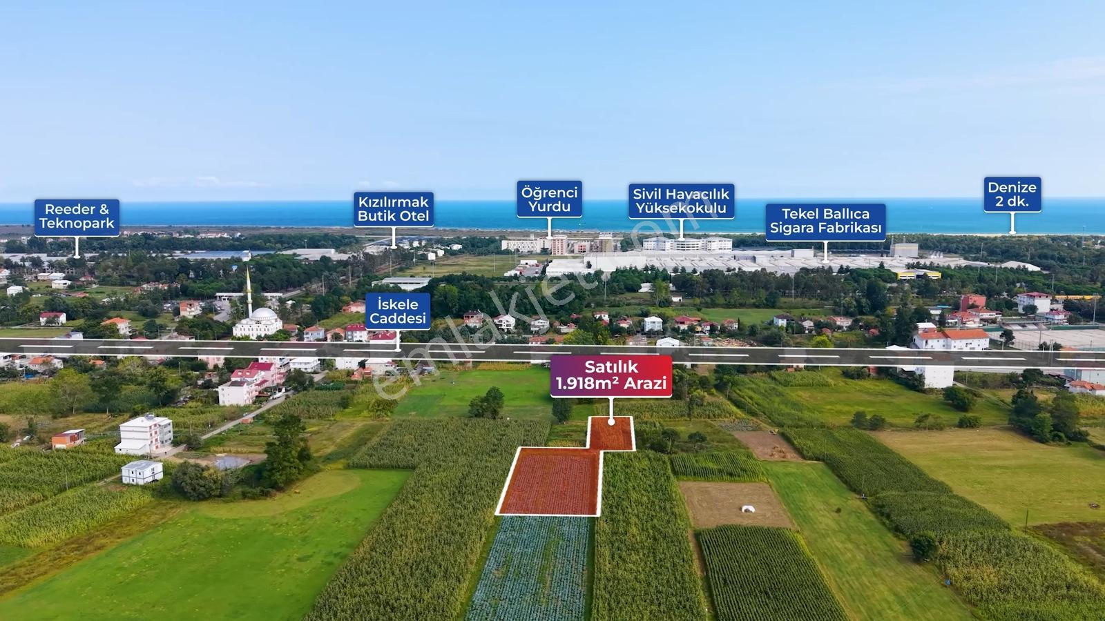 Hüseyin Boylu'dan Karşıyaka'da Denize 2 Km 1.918 M² Arazi — fotoğraf 2