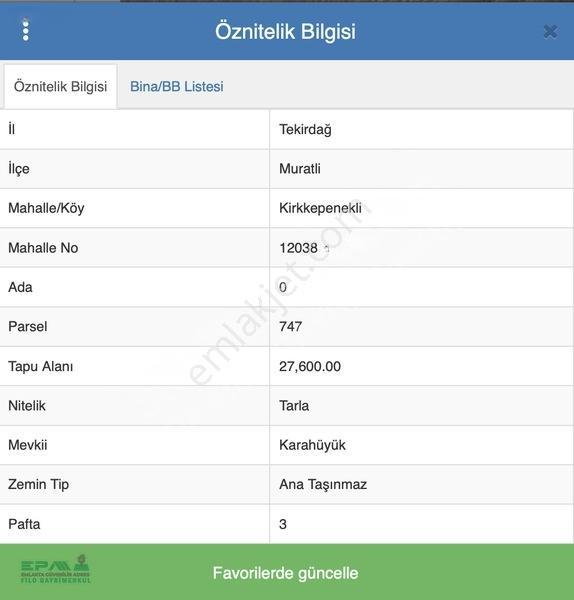 Tekirdağ Muratlı Kırkkepenekli 27.600 M² Satılık Tarla — fotoğraf 12