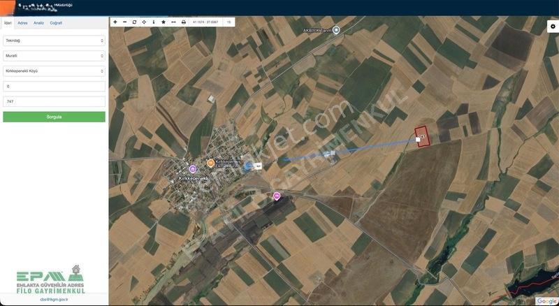 Tekirdağ Muratlı Kırkkepenekli 27.600 M² Satılık Tarla — fotoğraf 15