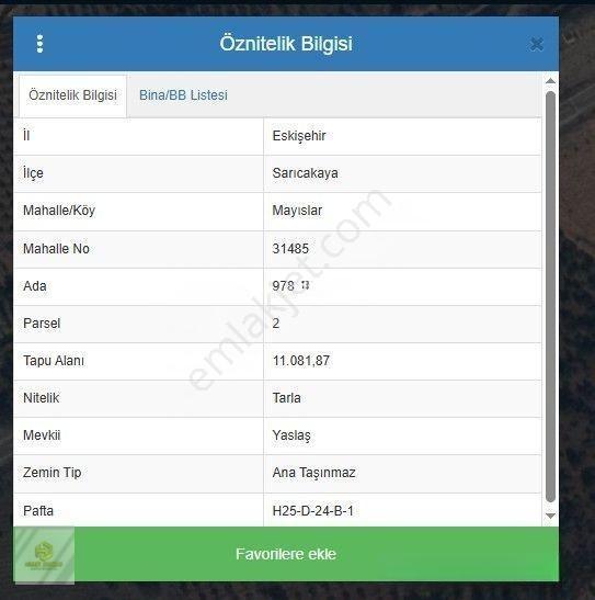 Sarıcakaya Mayıslar Mahallesinde Anayol Cepheli Satılık Tarla — fotoğraf 13