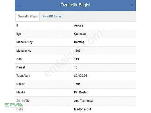 Ankara Çankaya Karataşta 200 M² Hisseli Arsa Satılık — fotoğraf 3