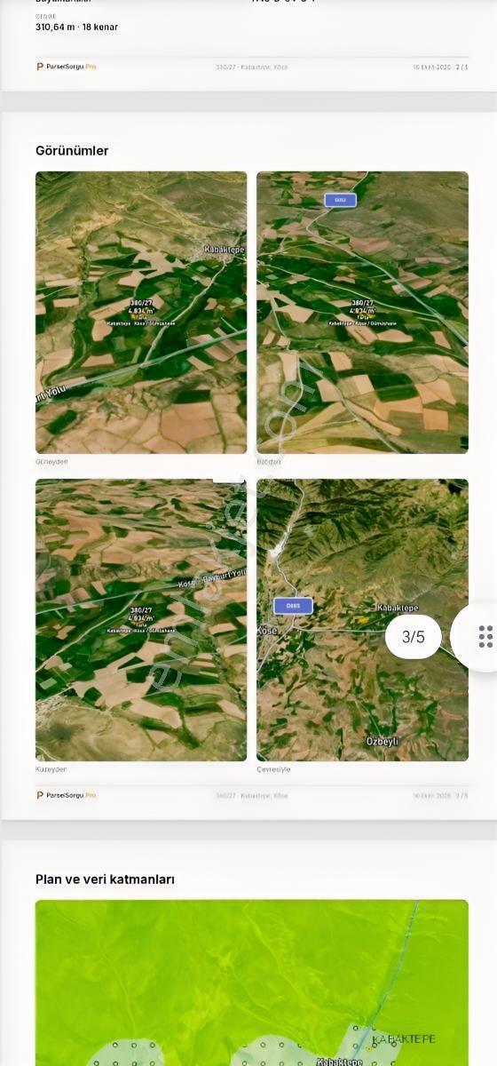Gümüşhane Kabaktepe'de Ana Yola Yakın Tarla — fotoğraf 2
