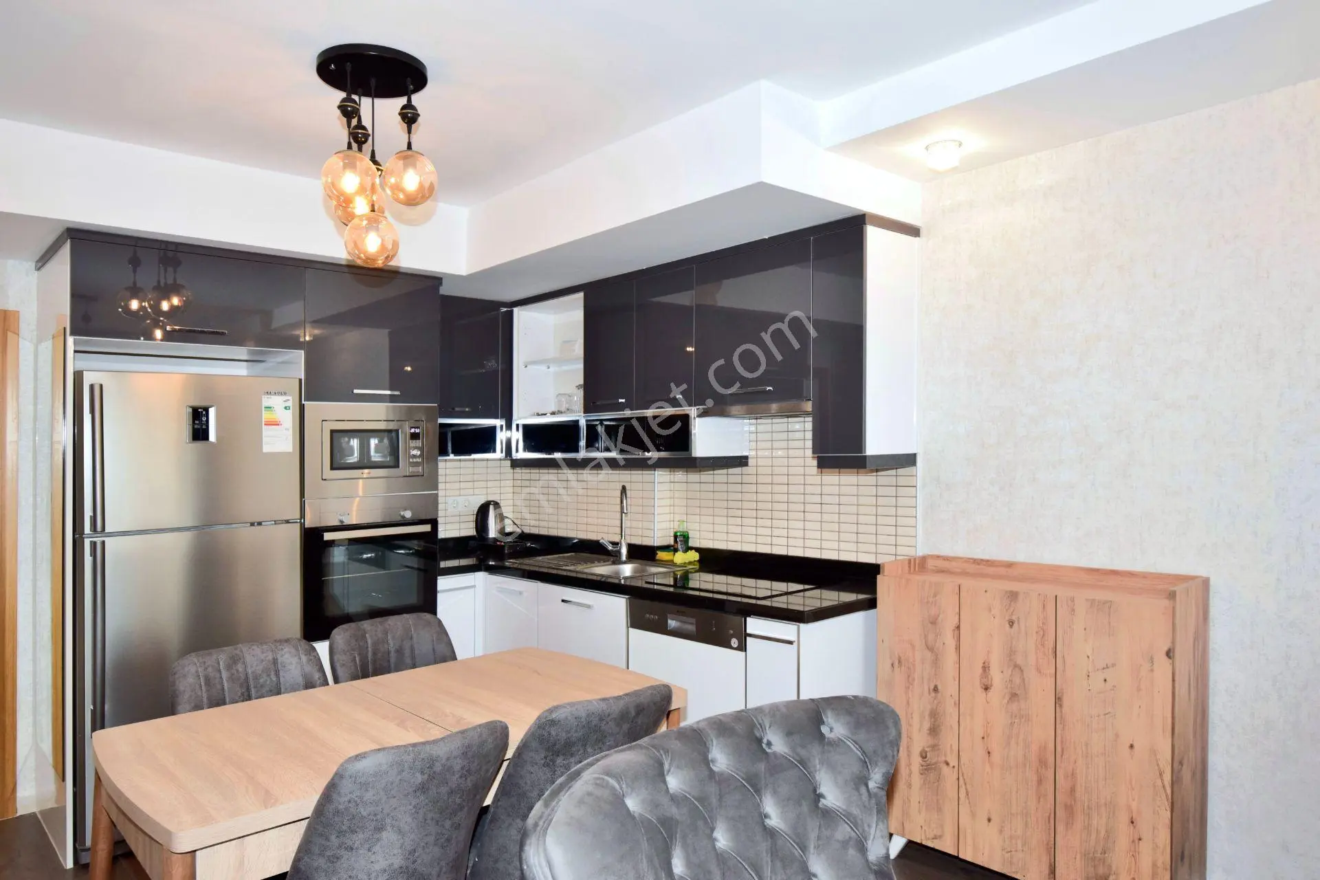 Cikcilli'de Vesta Garden Deniz Ve Dağ Manzaralı 1+1 Eşyalı Daire — fotoğraf 6