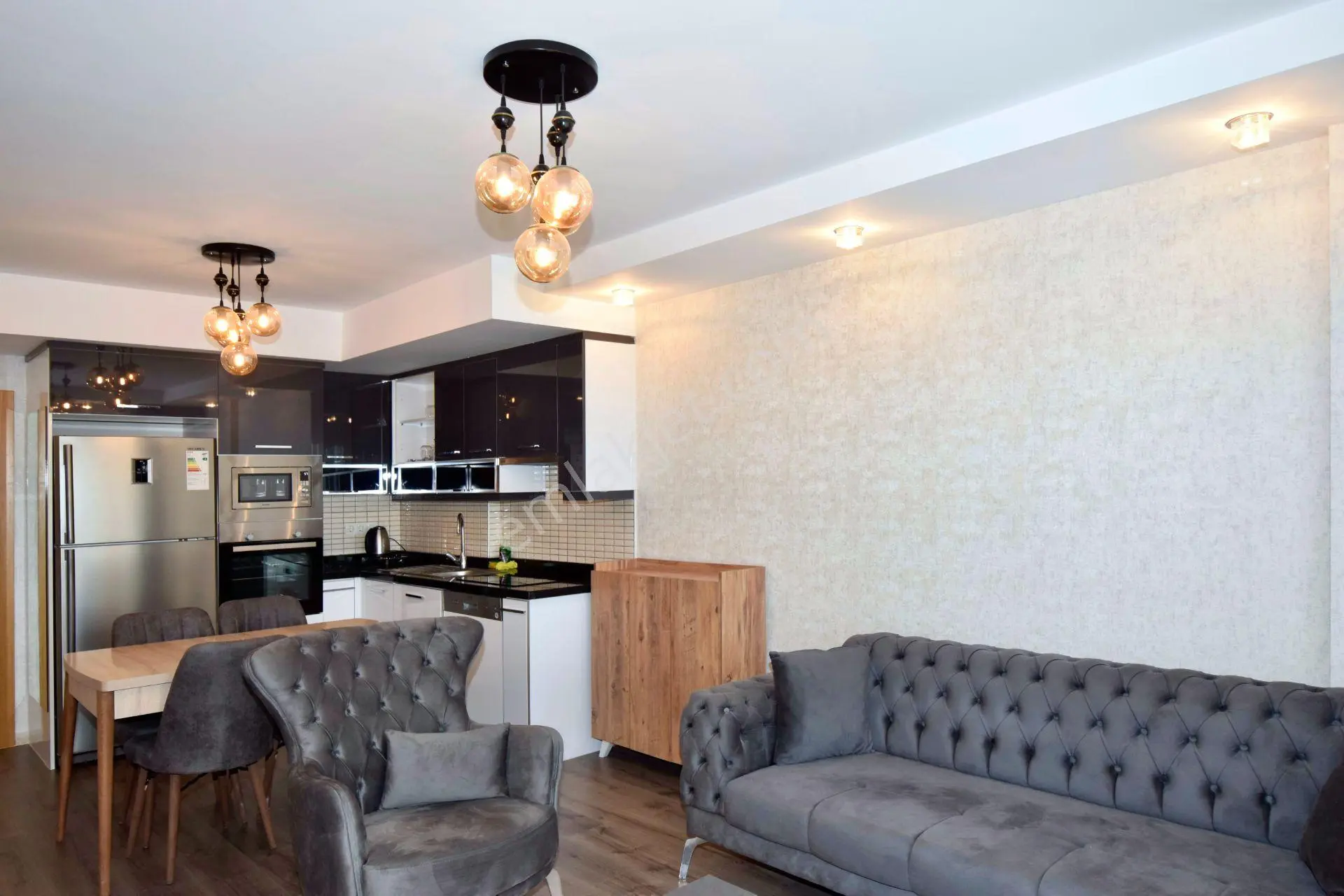 Cikcilli'de Vesta Garden Deniz Ve Dağ Manzaralı 1+1 Eşyalı Daire — fotoğraf 8
