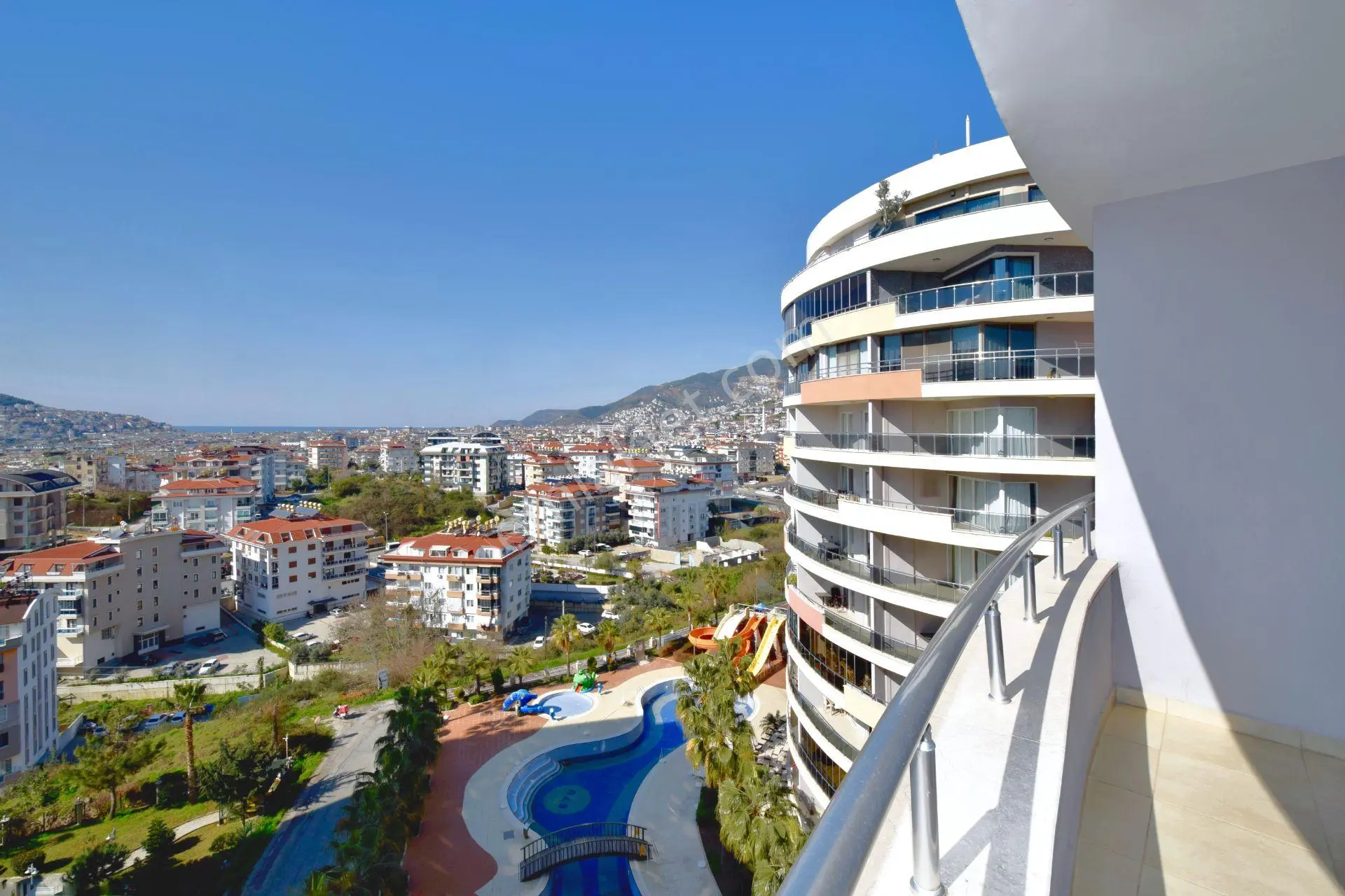 Cikcilli'de Vesta Garden Deniz Ve Dağ Manzaralı 1+1 Eşyalı Daire — fotoğraf 16