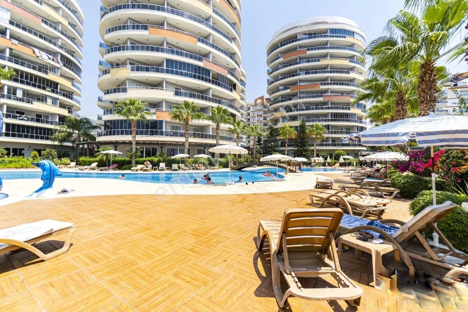 Cikcilli'de Vesta Garden Deniz Ve Dağ Manzaralı 1+1 Eşyalı Daire — fotoğraf 22