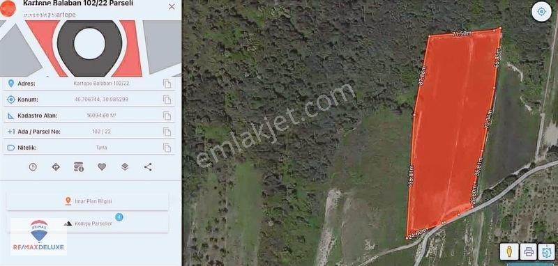 Fırsat...kartepe Balabanda Satılık 16094 M2 Arazi — fotoğraf 11