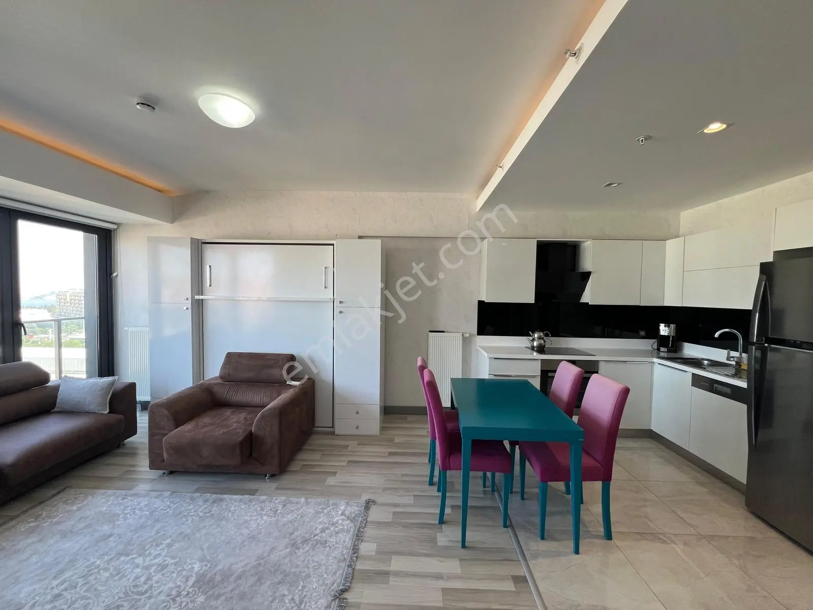 Pegaas'tan Allure Tower'da 1+1 Boş Oturuma Hazır Satılık Daire — fotoğraf 4