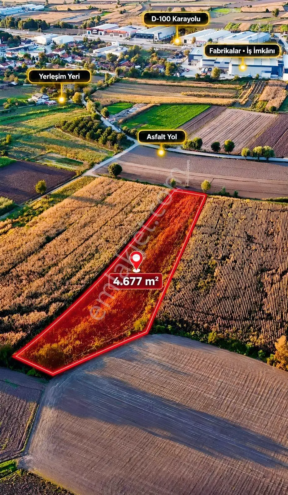 Erenler Nakışlar Mahallesinde 4.677 M² Konum Avantajlı Arazi — fotoğraf 2