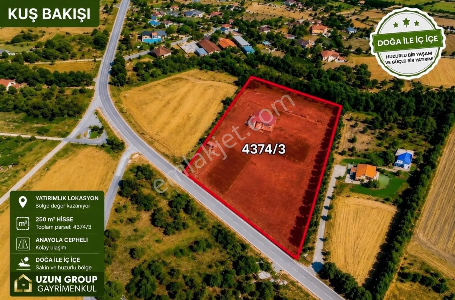 Silivri Büyüksinekli 250 M² Ana Yola Cepheli Satılık Tarla — fotoğraf 2