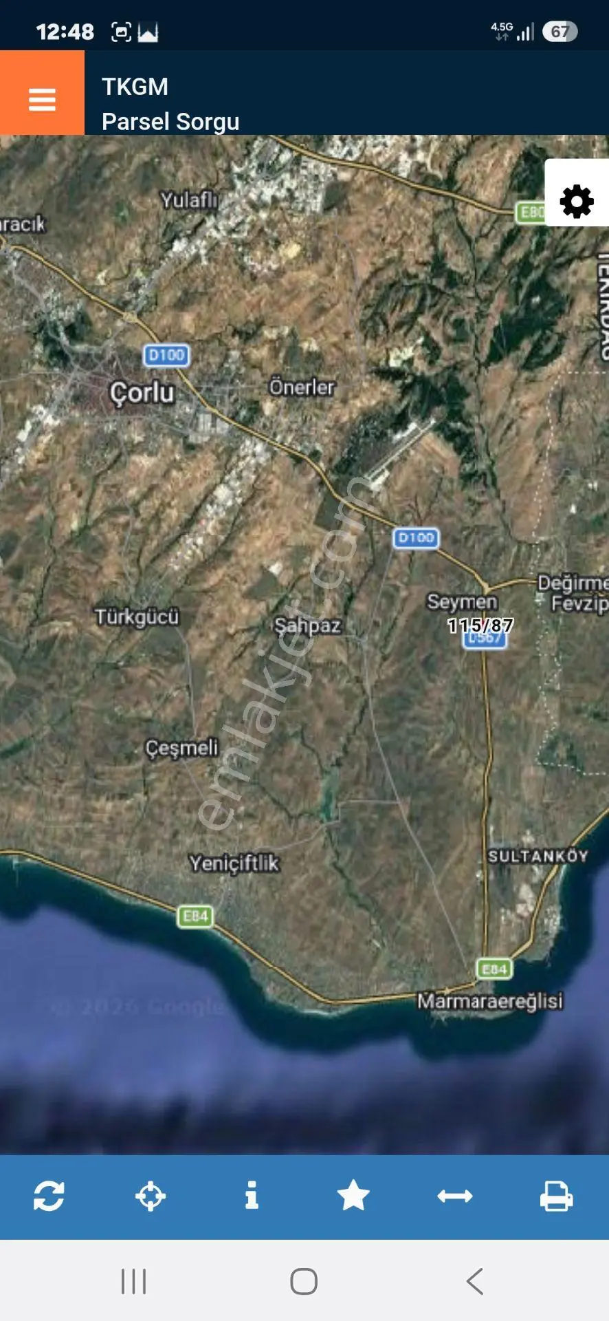 Çorlu Seymende 386m2 Parsel — fotoğraf 5
