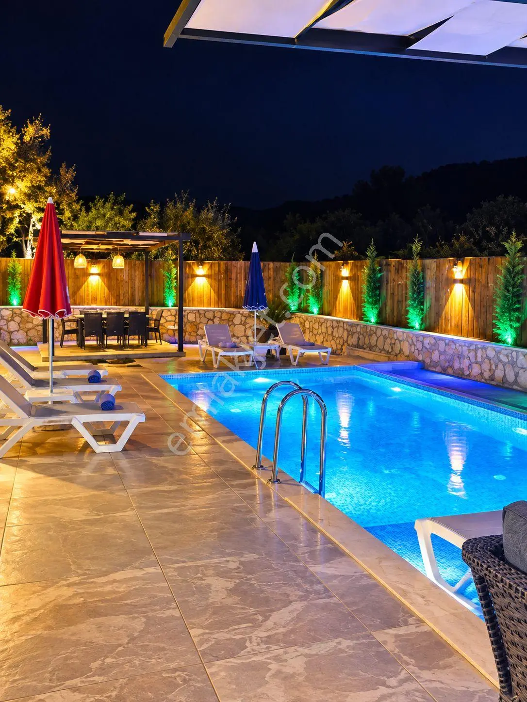 Kaş Kalkan Palamut’ta 744 M² Tarla İçinde 2 Adet Özel Havuzlu, Full Eşyalı Villa — fotoğraf 4