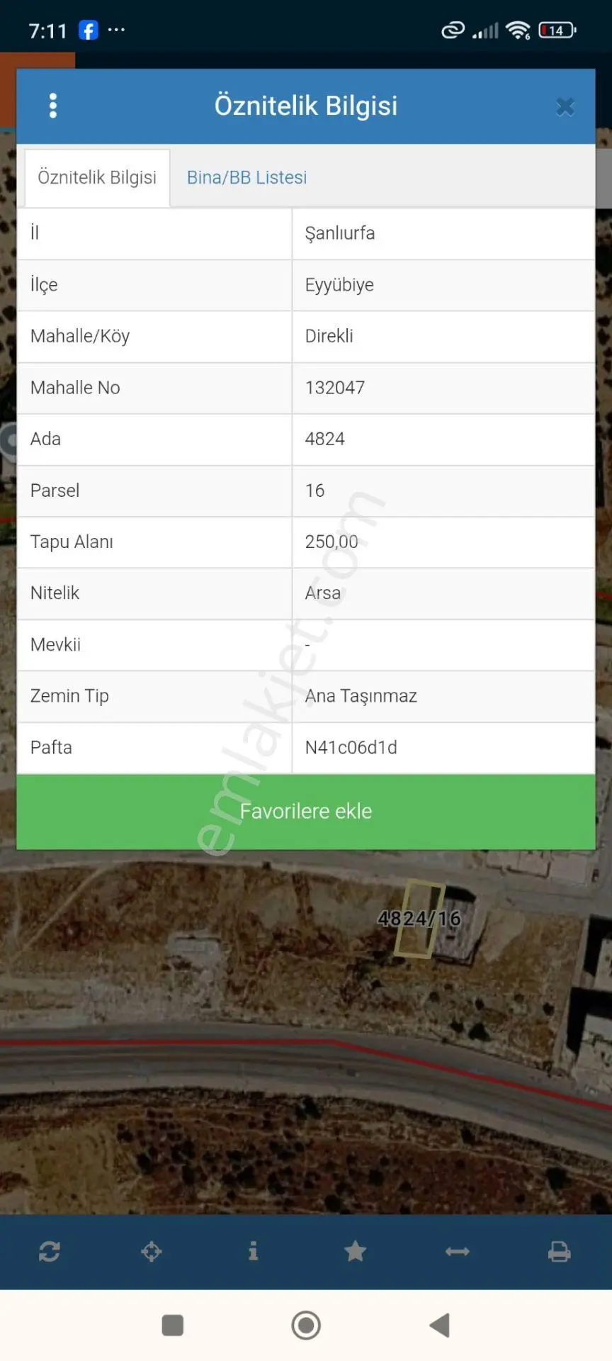 Direkli Mahallesi'nde Konut İmarlı Satılk Yatırımlık 250 Metrekare Arsa — fotoğraf 2