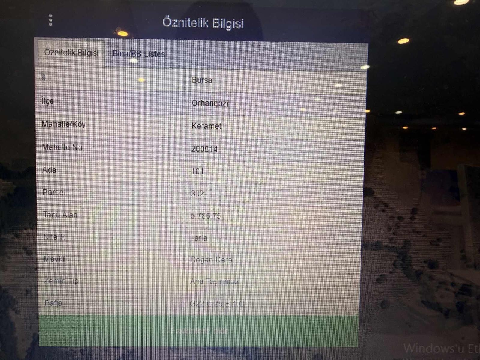 Satılık 5.786 Metrekare Arazi