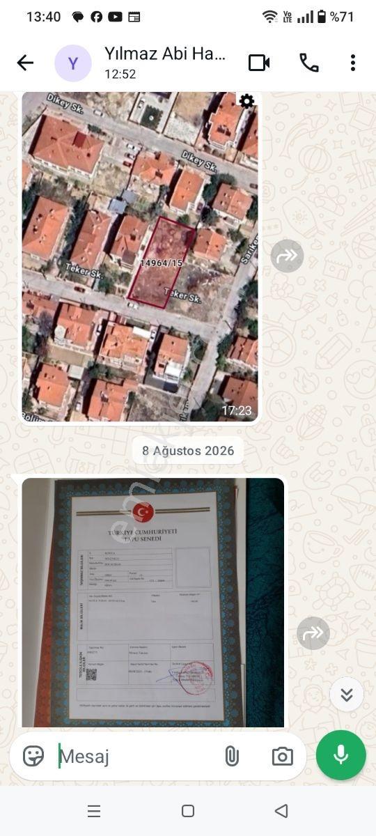Hisar Emlak'tan Hüsamettin Çelebide Müstakil Arsa — fotoğraf 2