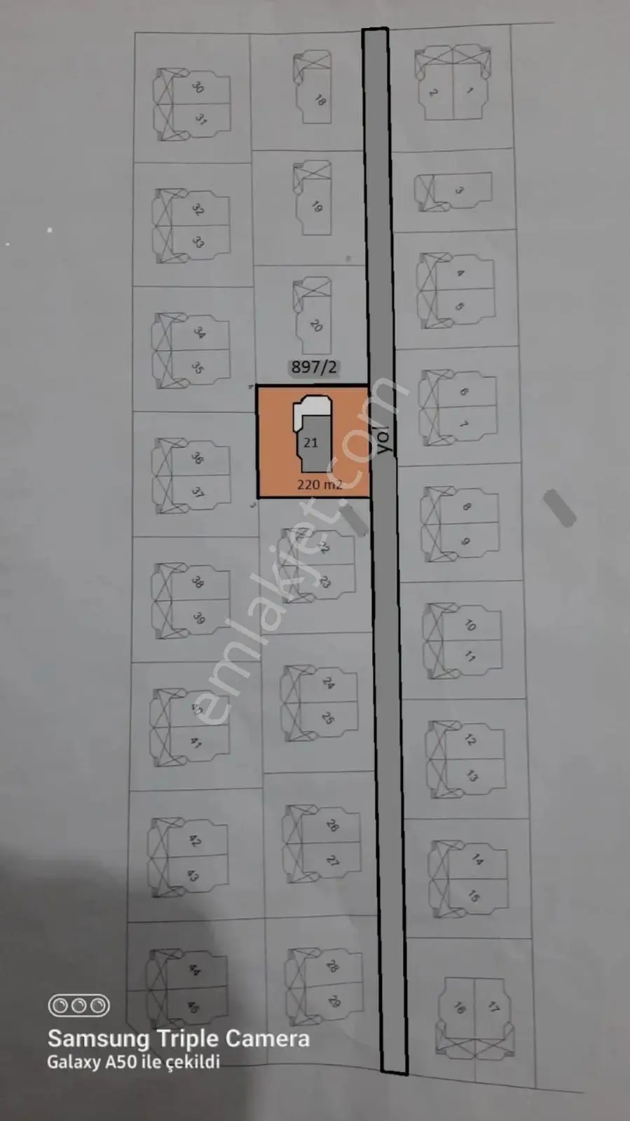 E. 5 Yakın 220M2 Tekli Müstakil Arsa