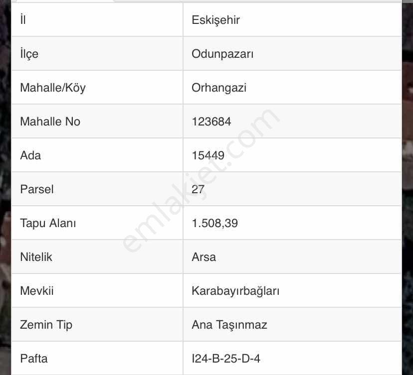 Rw Nest'Ten Karabayır 7.Durakta 1508M2 Villa İmarlı Satılık Arsa