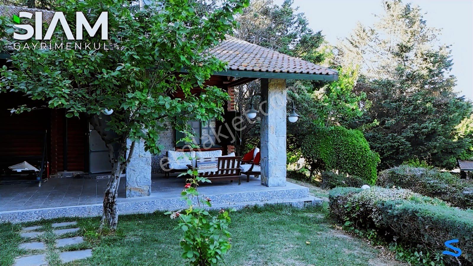 İstanbul Silivri Yolçatı 9,5 Dönüm Havuzlu Satılık 2 Kütük Villa — fotoğraf 15