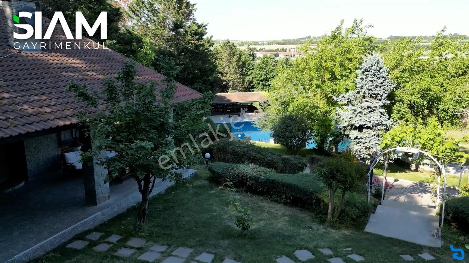 İstanbul Silivri Yolçatı 9,5 Dönüm Havuzlu Satılık 2 Kütük Villa — fotoğraf 20