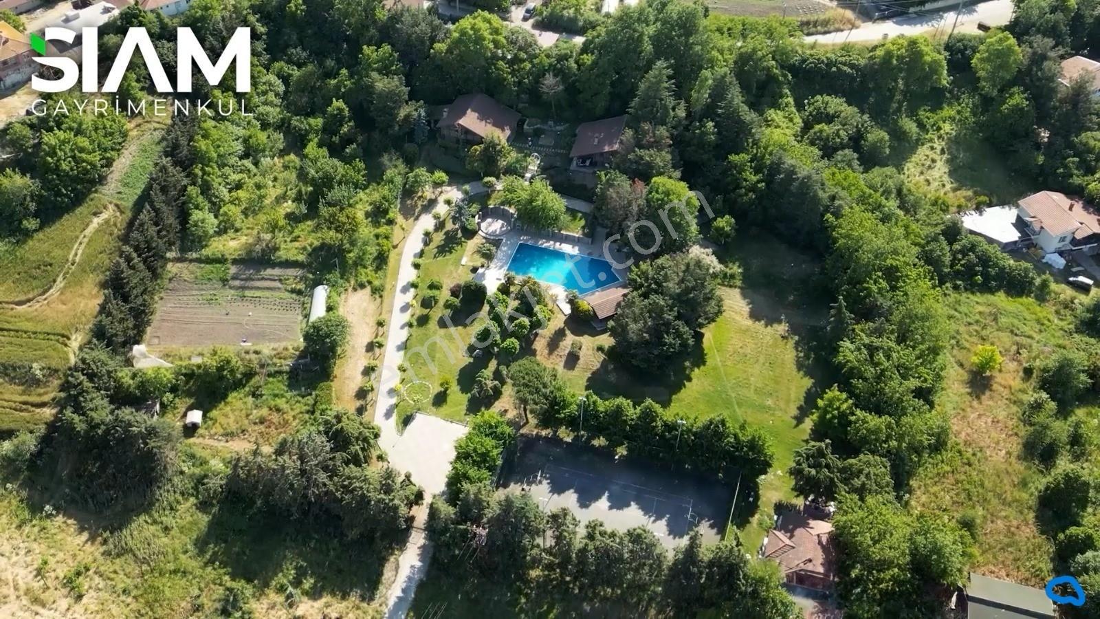 İstanbul Silivri Yolçatı 9,5 Dönüm Havuzlu Satılık 2 Kütük Villa — fotoğraf 33